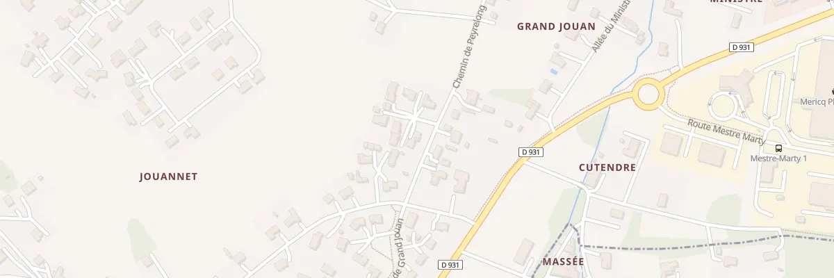 Plan du 14 All du Petit Peyrelong à Estillac