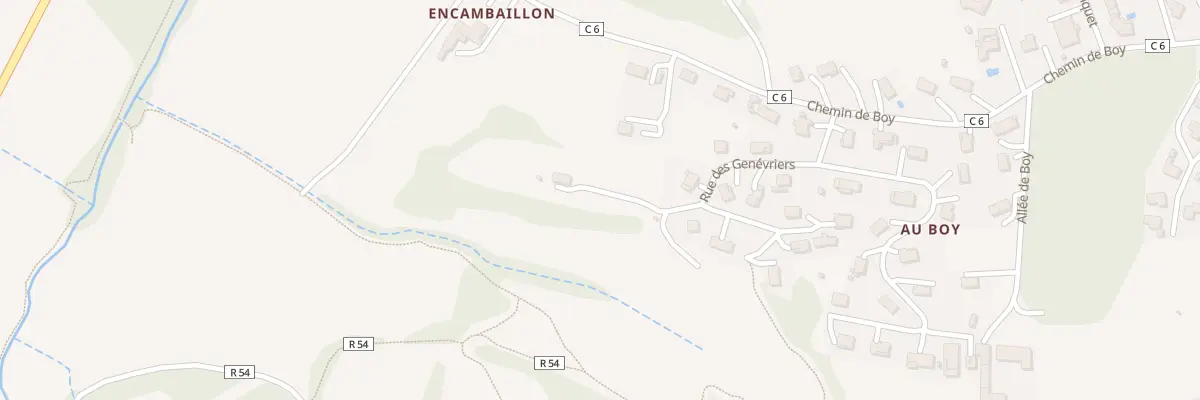 Plan du 5039 A Encambaillon à Pavie