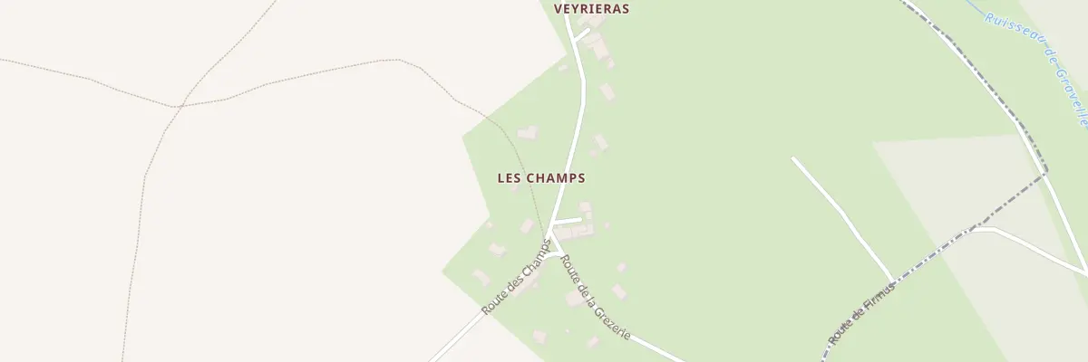 Plan du 699 Rte des Champs à Léguillac-de-l’Auche