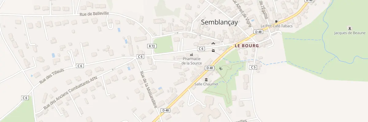 Plan du 2 Av des Tilleuls à Semblançay