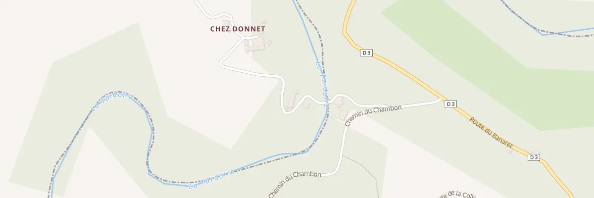 Plan du 3 Chez Donnet à Écuras