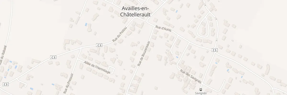 Plan du 8 Rue des Bouzereaux à Availles-en-Châtellerault