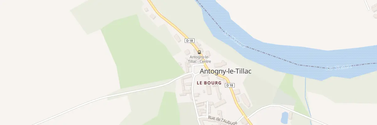 Plan du 6 Rue St Vincent à Antogny-le-Tillac