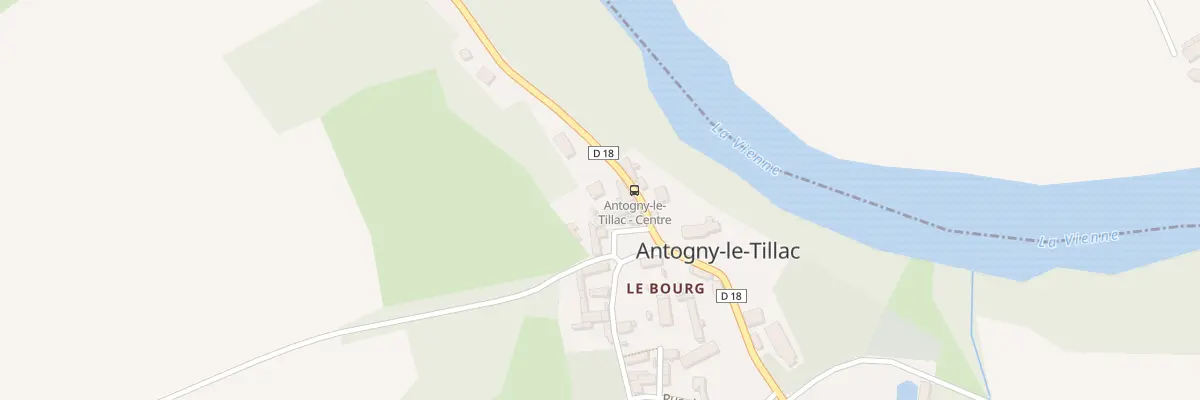 Plan du 6B Rue Saint Vincent à Antogny-le-Tillac