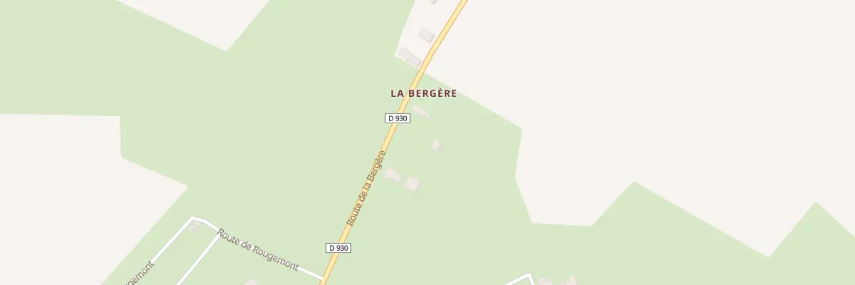 Plan du 6 Rte de la Bergère à Tourouvre au Perche