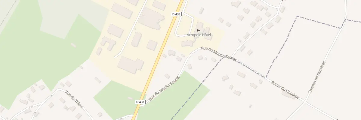 Plan du 161 Rue du Moulin Fouret à Bernay