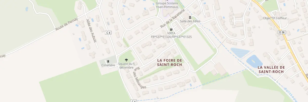 Plan du 8 Rue des Chardonnerets à Saint-Roch