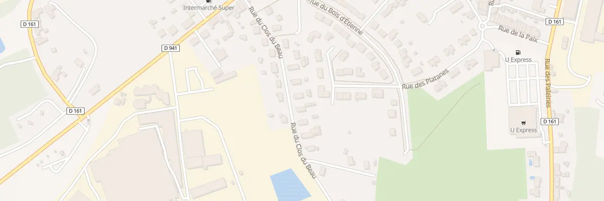 Plan du 11 Rue du Clos du Beau à Terres-de-Haute-Charente
