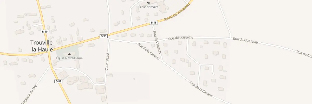 Plan du 15 Rue de Guesville à Trouville-la-Haule