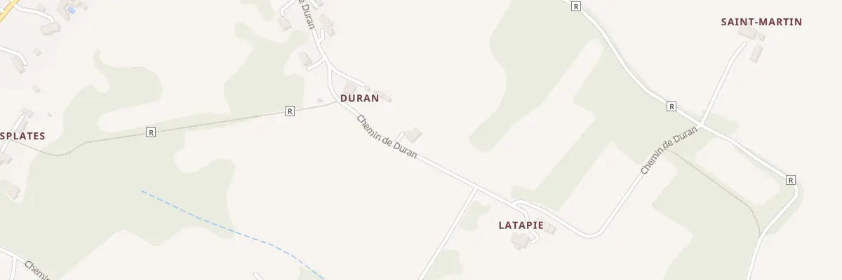 Plan du 23 Che de Duran à Aubiac