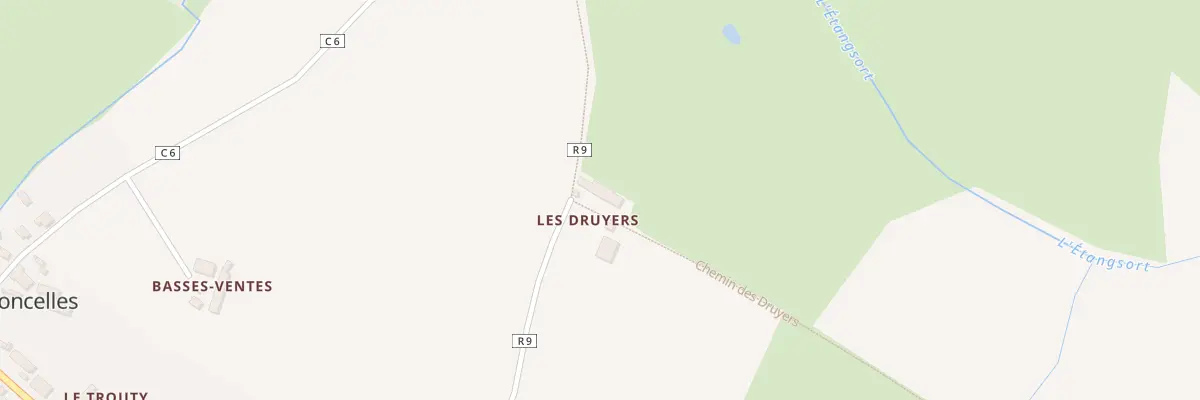 Plan du 5090 Les Druyers à Maisoncelles