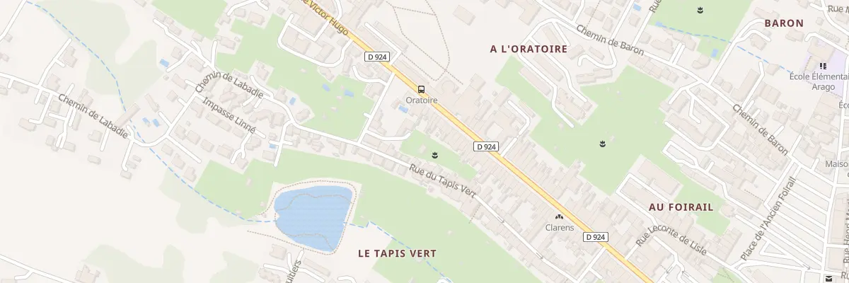 Plan du 101 Rue Victor Hugo à Auch