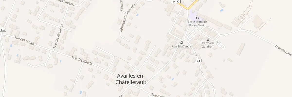 Plan du 7 Rue Antoine de St Exupery à Availles-en-Châtellerault