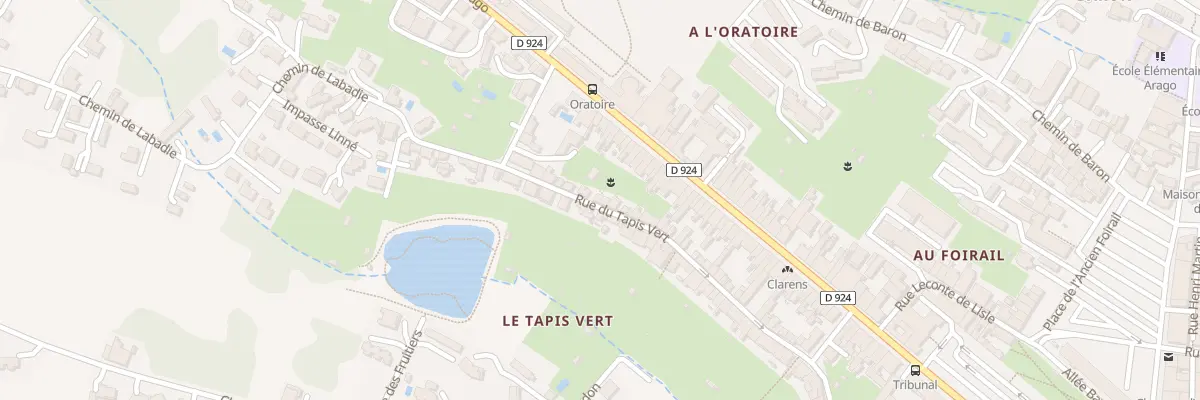 Plan du 26 Rue du Tapis Vert à Auch