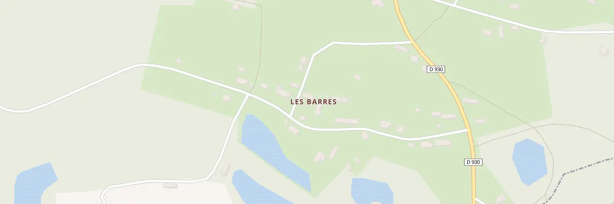 Plan du 43 Les Barres aux Genettes