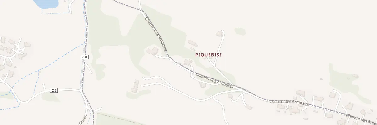 Plan du 5105 A Piquebise à Duran