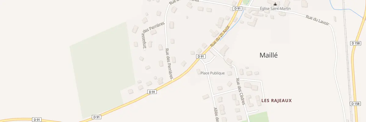 Plan du 32 Rue du 25 Août à Maillé