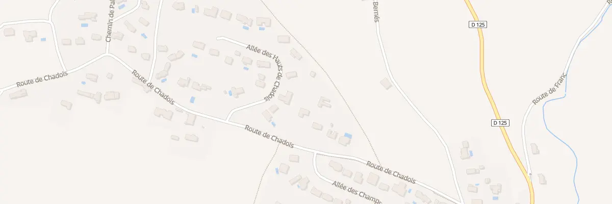 Plan du 444 Rte de Chadois à Colayrac-Saint-Cirq