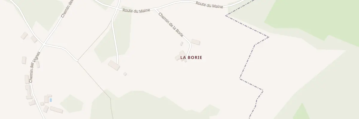 Plan du 84 Laborie à Bussac