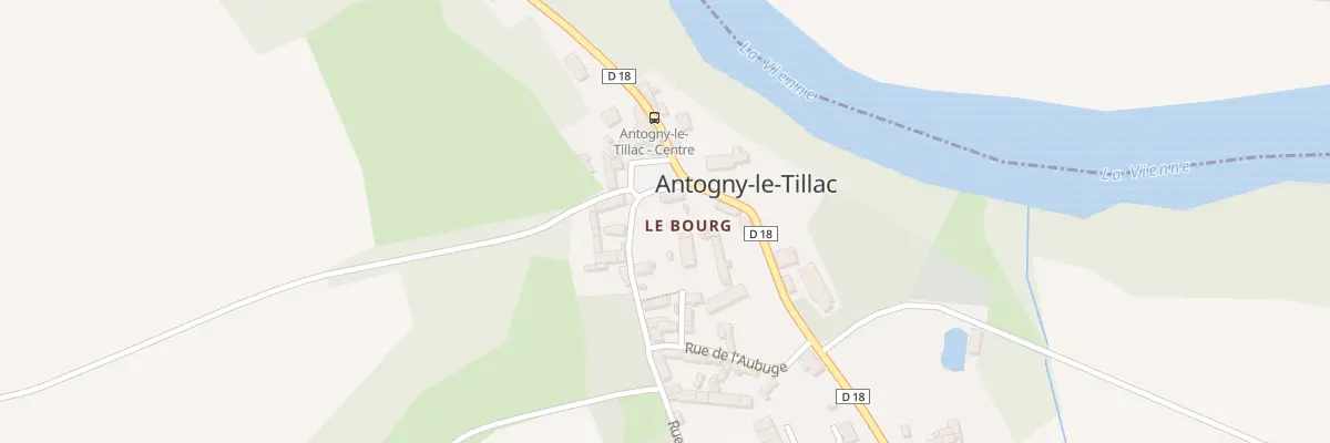 Plan du 1 Rue St Vincent à Antogny-le-Tillac