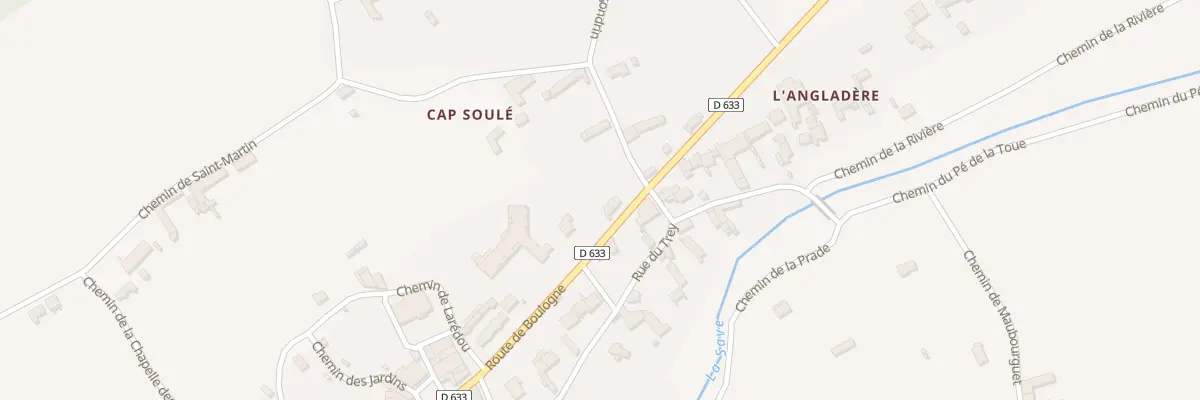 Plan du 14 Rte de Boulogne à Saint-Plancard
