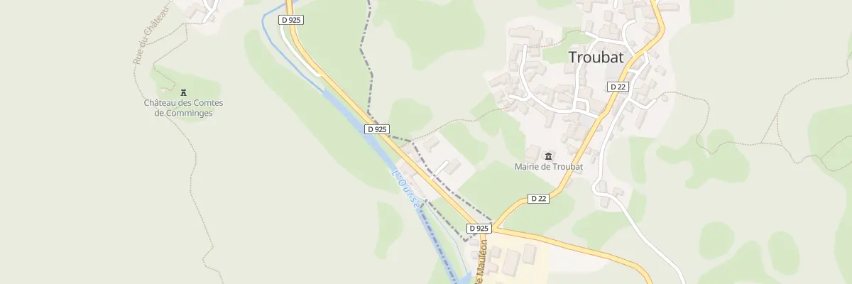 Plan du 5 Rte de Mauléon à Troubat