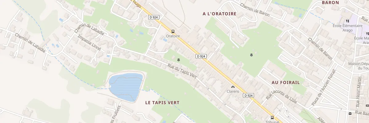 Plan du 89 Rue Victor Hugo à Auch