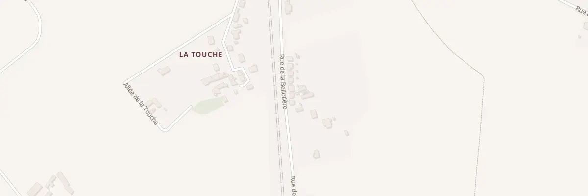 Plan du 14 Rue de la Bellotière à Noyant-de-Touraine
