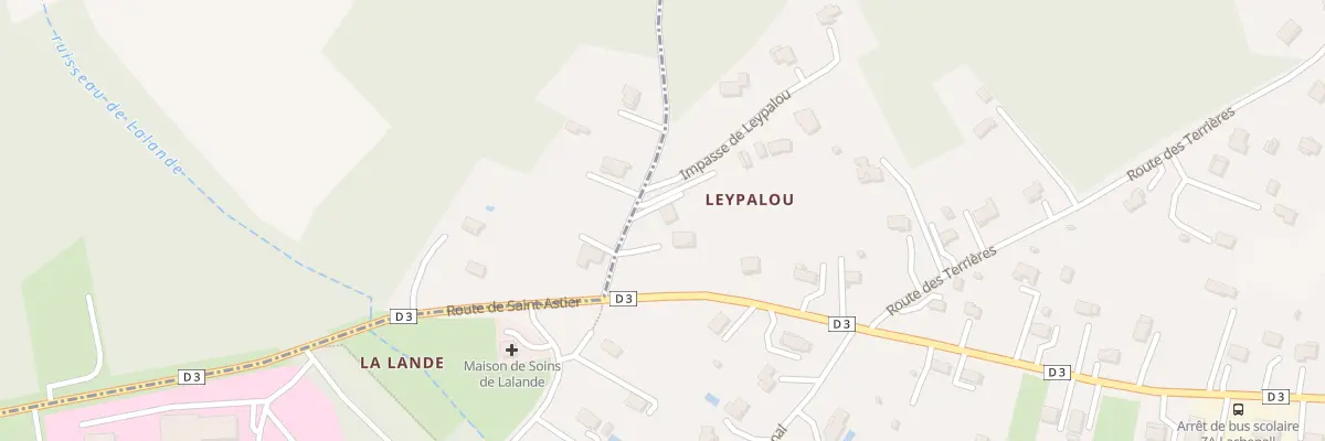 Plan du 2B Rte de Leypalou à Annesse-et-Beaulieu