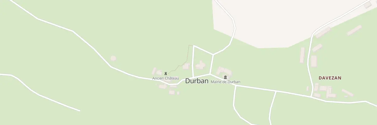 Plan du 23 Chem du Château à Durban