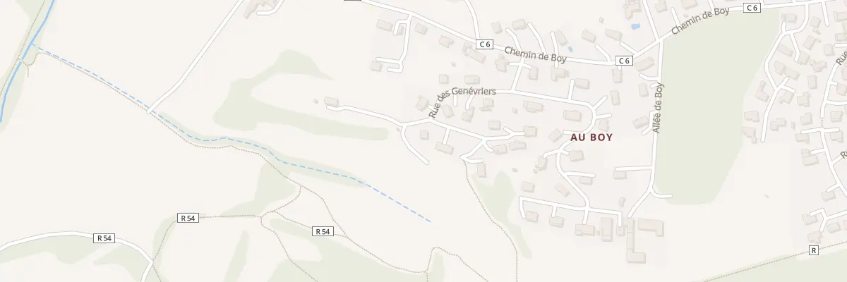 Plan du 8 Rue des Genévriers à Pavie