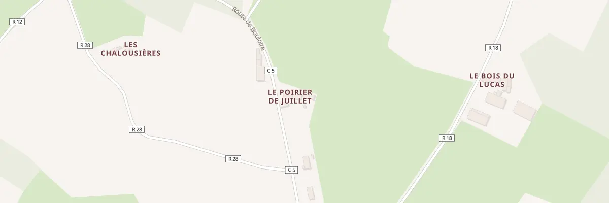 Plan du 5262 Le Poirier de Juillet à Saint-Michel-de-Chavaignes