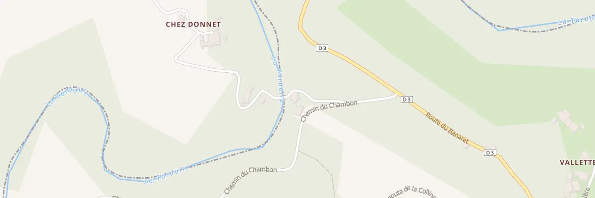 Plan du 206 Chez Donnet à Bussière-Badil