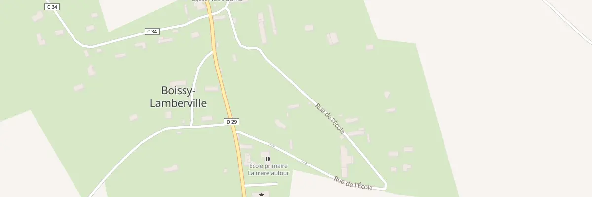 Plan du 8 Village de Boissy à Boissy-Lamberville
