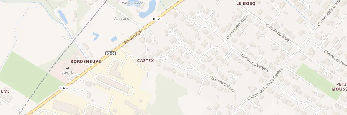 Plan du 19 Che de Castex à Estillac