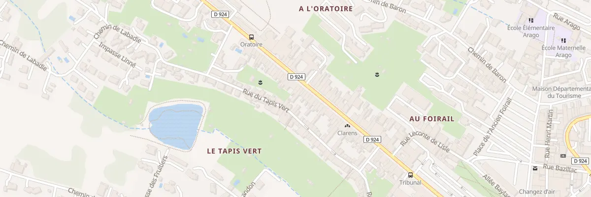 Plan du 75 Rue Victor Hugo à Auch