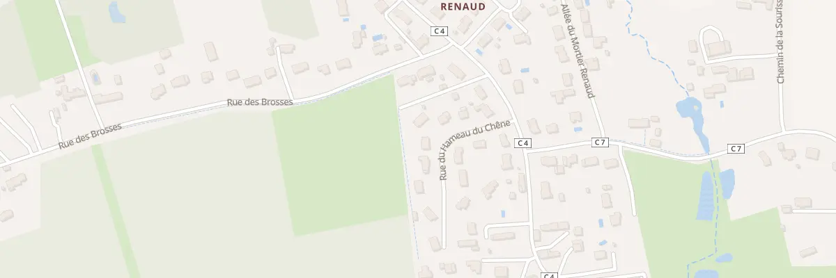 Plan du 7 Rue du Hameau du Chêne à Saint-Roch