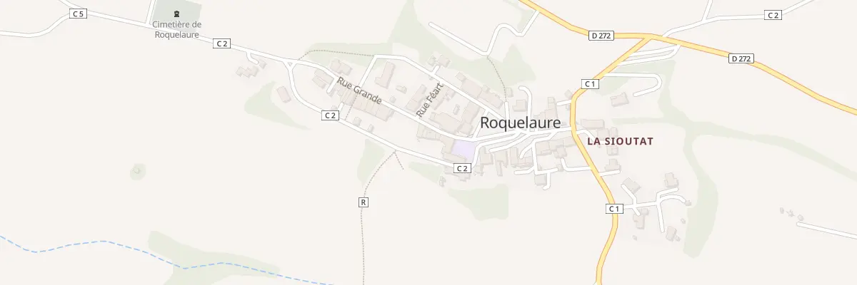Plan du 5 Rue Grande à Roquelaure