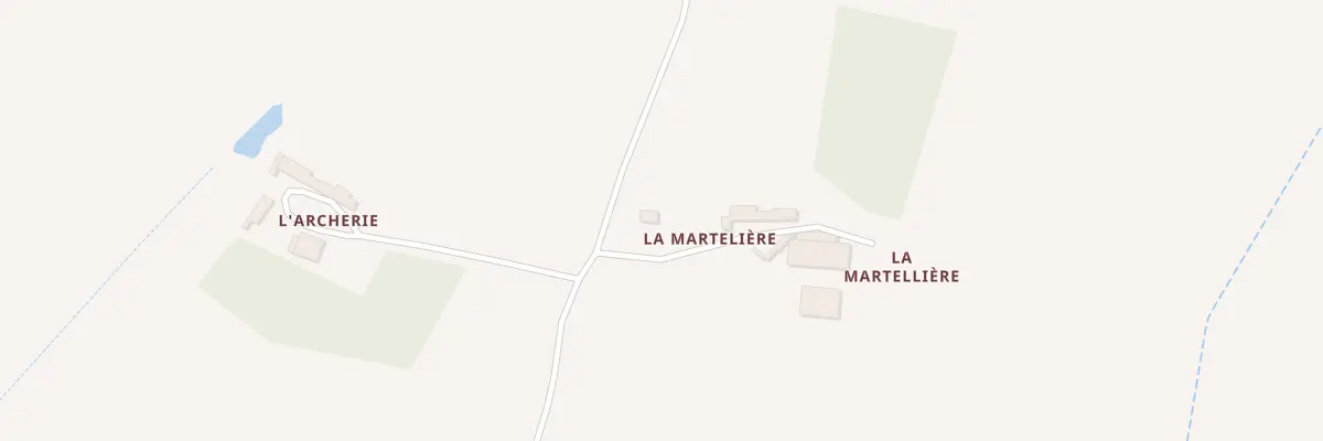 Plan du 605 La Martellière à Saint-Épain