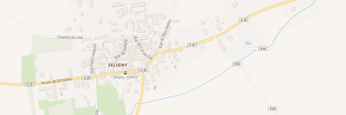 Plan du 28 Rte de Richelieu à Antogny-le-Tillac
