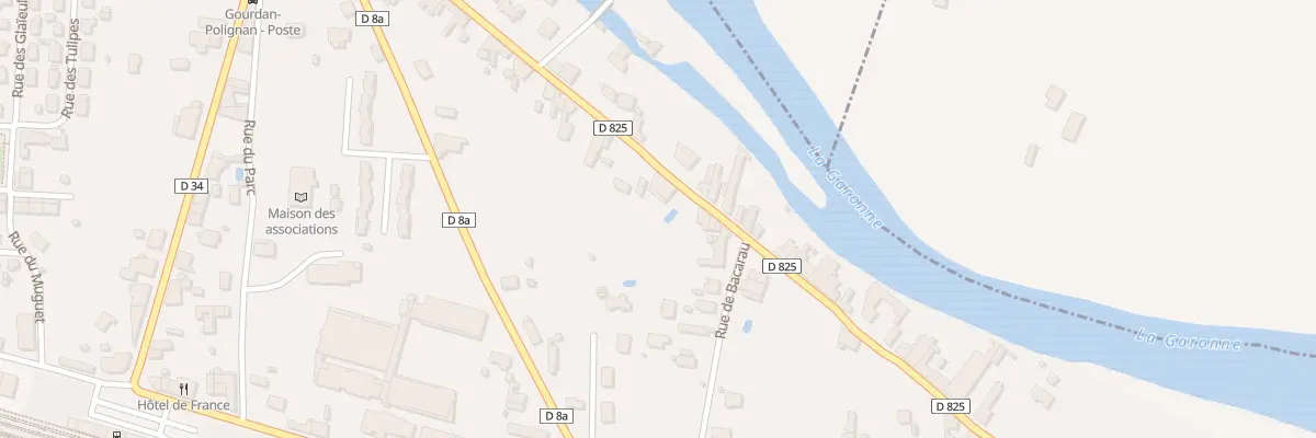Plan du 34 Av de Polignan à Gourdan-Polignan