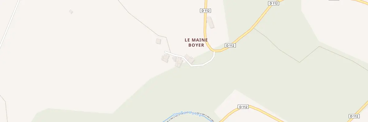 Plan du 1 Le Maine Bouyer à Écuras