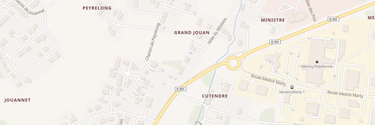 Plan du 3 All du Ministre à Estillac