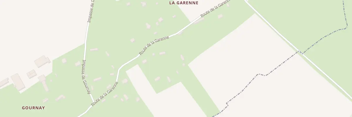Plan du 109B La Garenne à Giverville