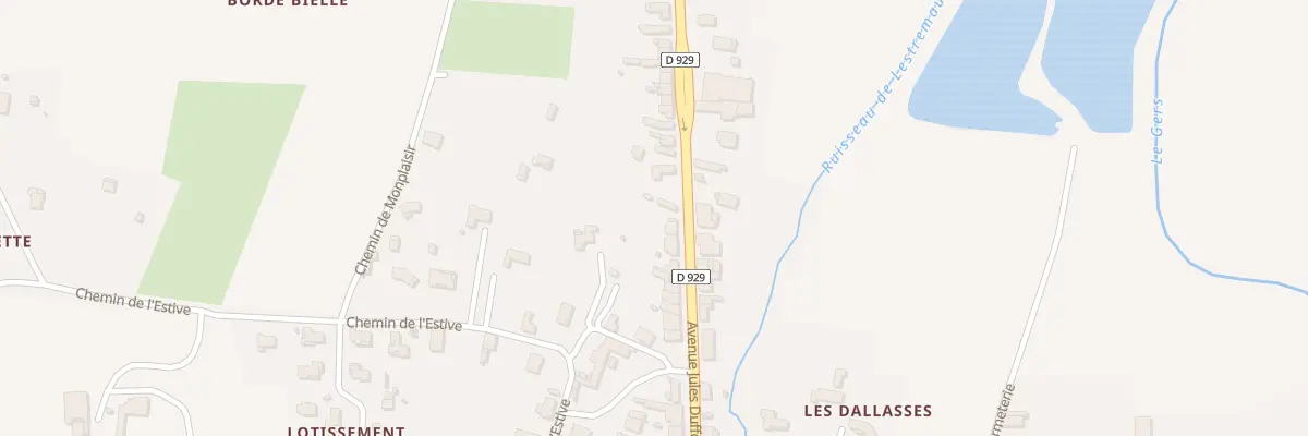 Plan du 43 Av Jules Duffort à Masseube