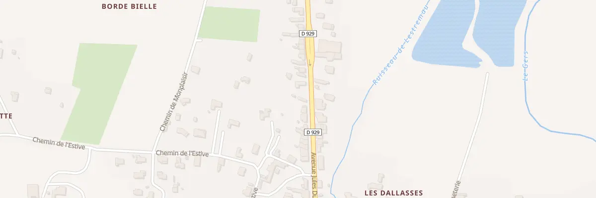 Plan du 45 Av Jules Duffort à Masseube