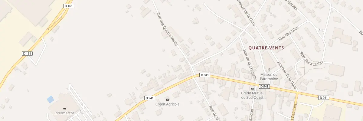 Plan du 1 Rue des Quatre Vents à Terres-de-Haute-Charente