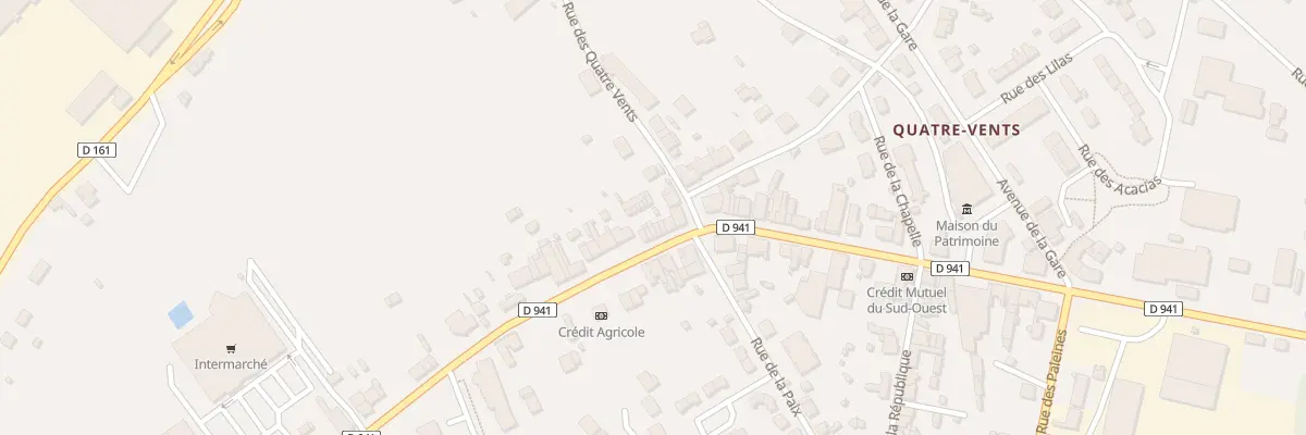 Plan du 74 Rue Nationale à Terres-de-Haute-Charente