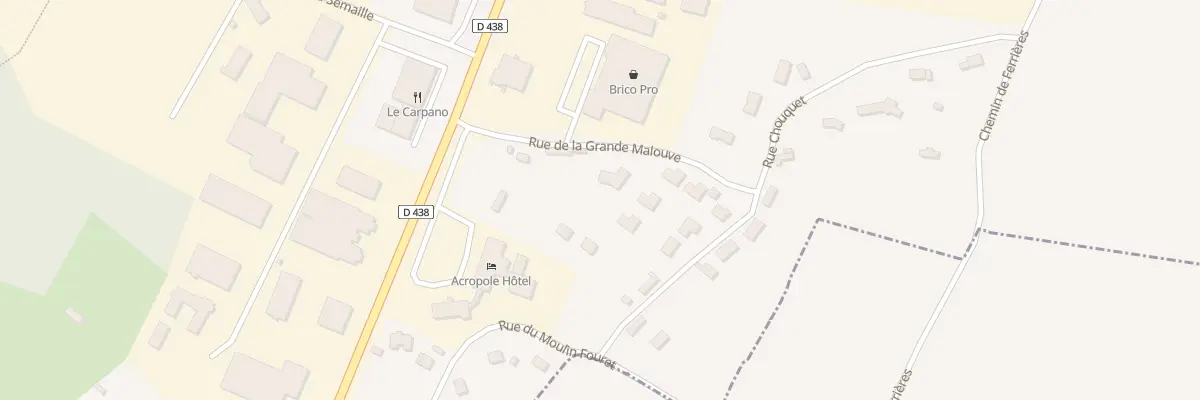 Plan du 168 Rue de la Grande Malouve à Bernay
