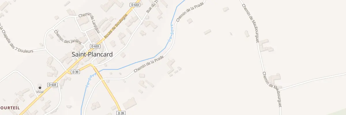 Plan du 10 Che de la Prade à Saint-Plancard